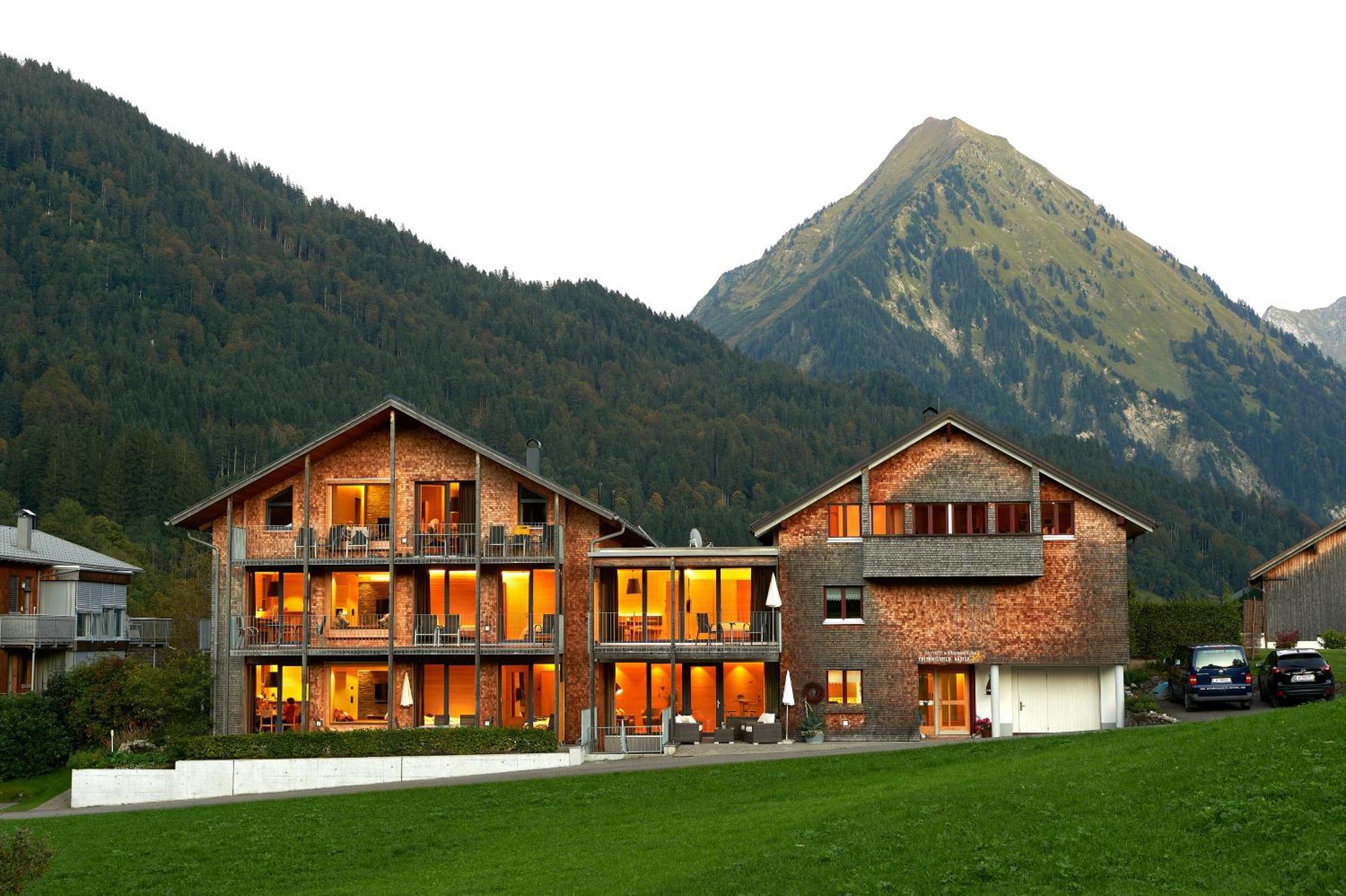 N Apartments Hotel Schoppernau Dış mekan fotoğraf