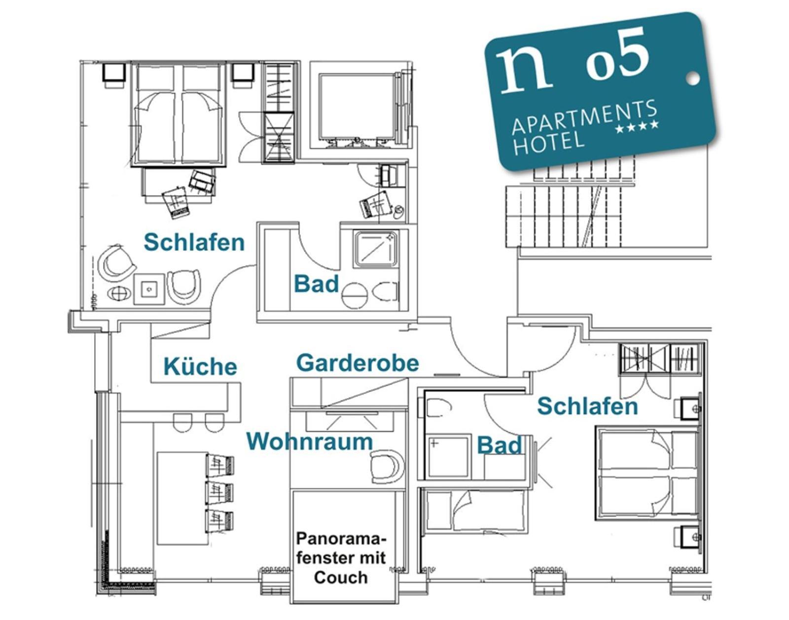N Apartments Hotel Schoppernau Oda fotoğraf